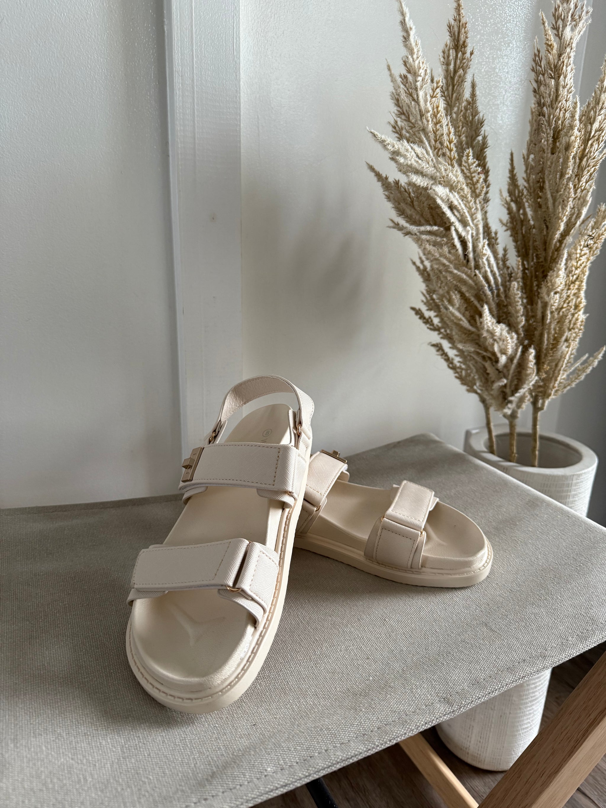 Maya Sandals- Bone