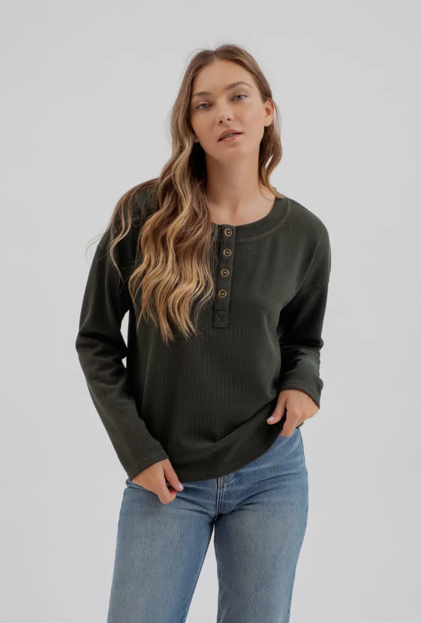 Abby Henley Top- Hunter