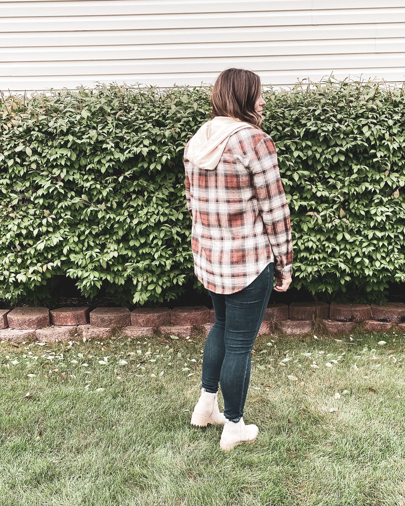 Autumn Roads Hooded Flannel